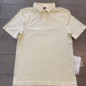 Lululemon Mens Evolution Polo - Lemon Chiffon